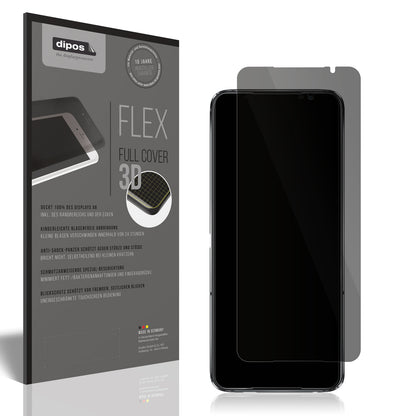 Blickschutzfolie von dipos passend für Asus ROG Phone 6D, 100% Displayabdeckung und blasenfreie Montage