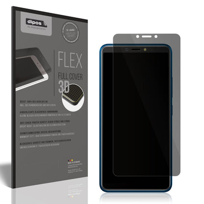Blickschutzfolie von dipos passend für BQ 6030G Practic, 100% Displayabdeckung und blasenfreie Montage