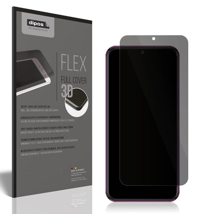 Blickschutzfolie von dipos passend für BQ 6051G, 100% Displayabdeckung und blasenfreie Montage