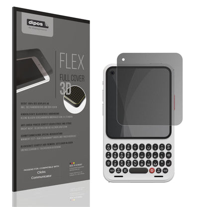 Blickschutzfolie von dipos passend f�r Clicks Communicator, 100% Displayabdeckung und blasenfreie Montage