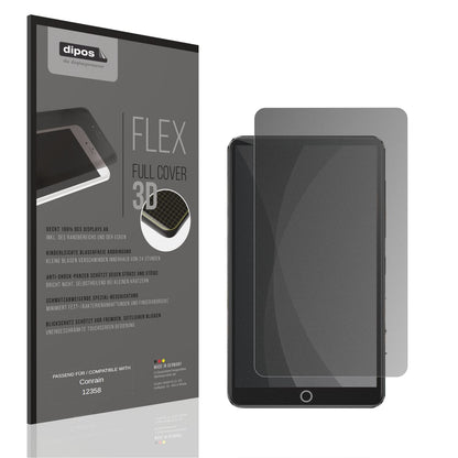 Blickschutzfolie von dipos passend für Conrain 12358, 100% Displayabdeckung und blasenfreie Montage