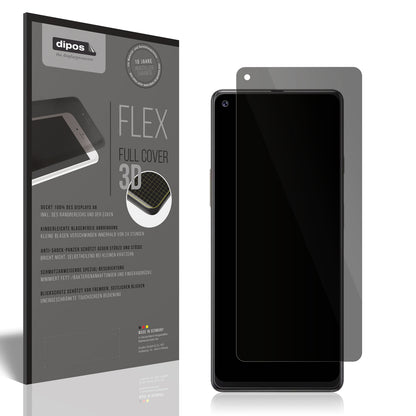 Blickschutzfolie von dipos passend für Cubot Max 3, 100% Displayabdeckung und blasenfreie Montage