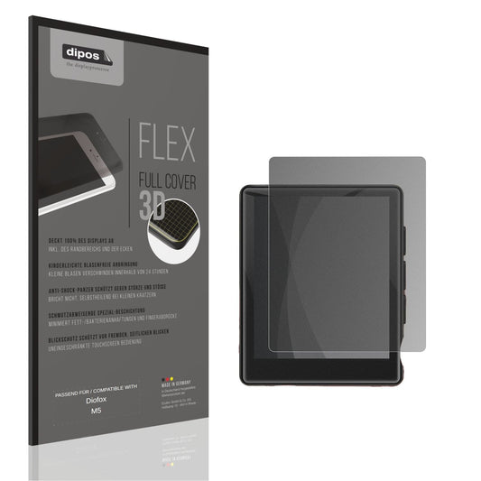 Blickschutzfolie von dipos passend für Diofox M5, 100% Displayabdeckung und blasenfreie Montage