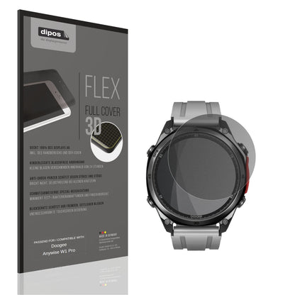 Blickschutzfolie von dipos passend für Doogee Anywise W1 Pro, 100% Displayabdeckung und blasenfreie Montage