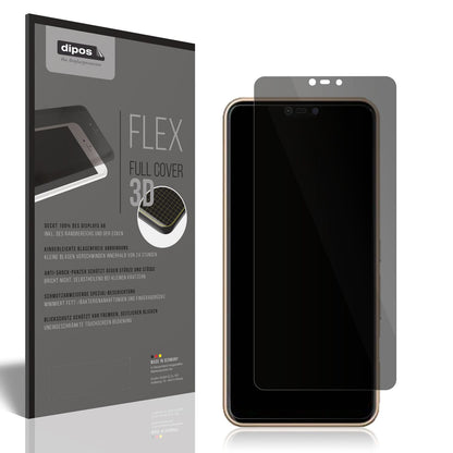 Blickschutzfolie von dipos passend für Fujitsu Arrows M05, 100% Displayabdeckung und blasenfreie Montage