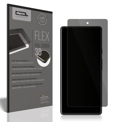 Blickschutzfolie von dipos passend für Google Pixel 6 Pro, 100% Displayabdeckung und blasenfreie Montage