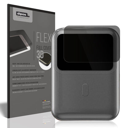 Blickschutzfolie von dipos passend für hganus PowerBank H5, 100% Displayabdeckung und blasenfreie Montage