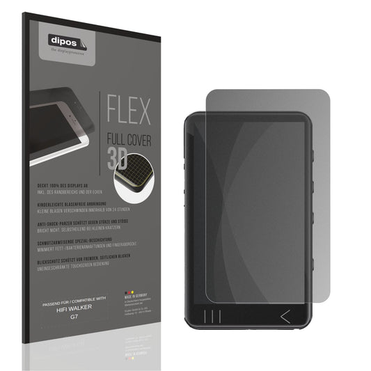 Blickschutzfolie von dipos passend für HIFI WALKER G7, 100% Displayabdeckung und blasenfreie Montage