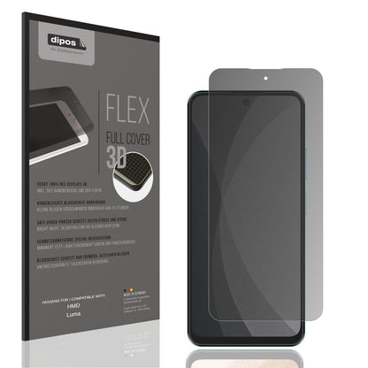 Blickschutzfolie von dipos passend für HMD Luma, 100% Displayabdeckung und blasenfreie Montage
