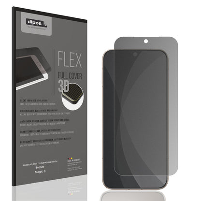 Blickschutzfolie von dipos passend für Honor Magic 8, 100% Displayabdeckung und blasenfreie Montage