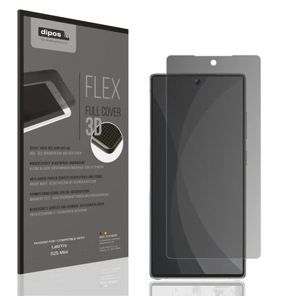 Blickschutzfolie von dipos passend für LatsYrs S25 Mini, 100% Displayabdeckung und blasenfreie Montage