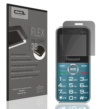 Blickschutzfolie von dipos passend für Masstel Fami 50 4G, 100% Displayabdeckung und blasenfreie Montage
