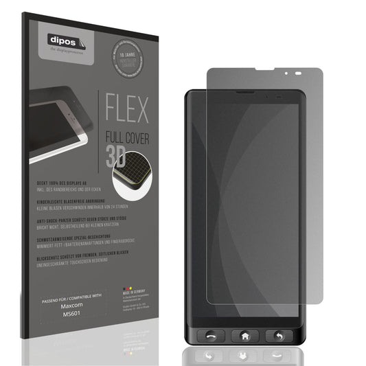 Blickschutzfolie von dipos passend für Maxcom MS601, 100% Displayabdeckung und blasenfreie Montage