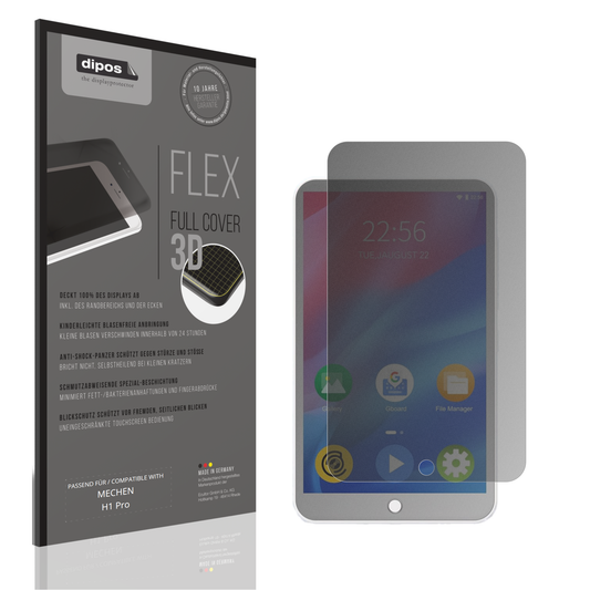 Blickschutzfolie von dipos passend für MECHEN H1 Pro, 100% Displayabdeckung und blasenfreie Montage