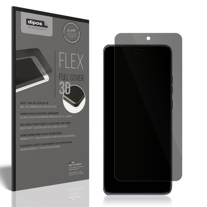 Blickschutzfolie von dipos passend für Motorola Edge 50 Neo, 100% Displayabdeckung und blasenfreie Montage