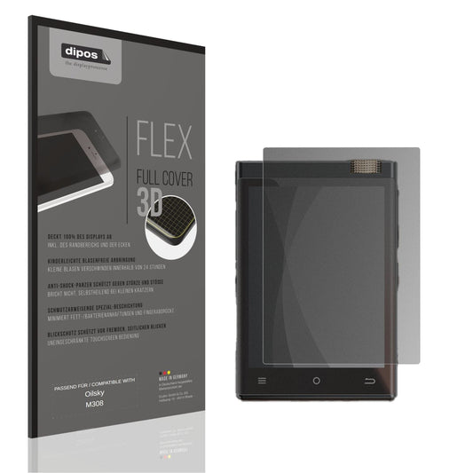 Blickschutzfolie von dipos passend für Oilsky M308, 100% Displayabdeckung und blasenfreie Montage