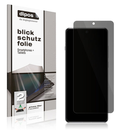 Blickschutzfolie von dipos passend für OnePlus 12, 100% Displayabdeckung und blasenfreie Montage