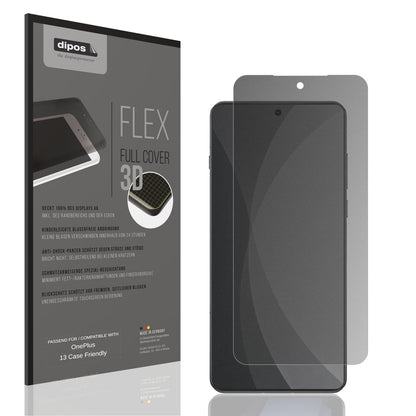 Blickschutzfolie von dipos passend für OnePlus 13 Case Friendly, 100% Displayabdeckung und blasenfreie Montage