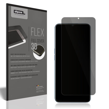 Blickschutzfolie von dipos passend für Oppo A16, 100% Displayabdeckung und blasenfreie Montage