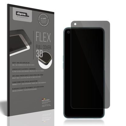 Blickschutzfolie von dipos passend für OPPO A96 Global, 100% Displayabdeckung und blasenfreie Montage
