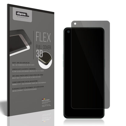 Blickschutzfolie von dipos passend für Oppo Reno 8 Lite, 100% Displayabdeckung und blasenfreie Montage