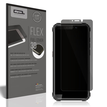 Blickschutzfolie von dipos passend für Oukitel WP5, 100% Displayabdeckung und blasenfreie Montage