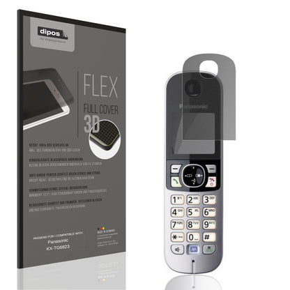 Blickschutzfolie von dipos passend für Panasonic KX-TG6823, 100% Displayabdeckung und blasenfreie Montage