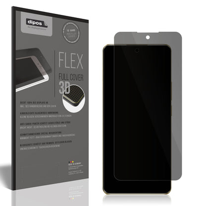 Blickschutzfolie von dipos passend für Realme 12 Pro 5G, 100% Displayabdeckung und blasenfreie Montage