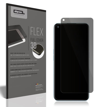 Blickschutzfolie von dipos passend für Realme 9 Pro, 100% Displayabdeckung und blasenfreie Montage