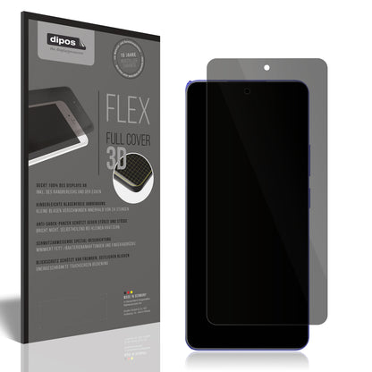 Blickschutzfolie von dipos passend für Realme P1 Speed, 100% Displayabdeckung und blasenfreie Montage