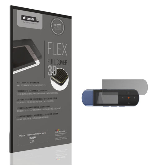 Blickschutzfolie von dipos passend für RUIZU X69, 100% Displayabdeckung und blasenfreie Montage