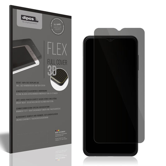 Blickschutzfolie von dipos passend für Samsung Galaxy F13, 100% Displayabdeckung und blasenfreie Montage