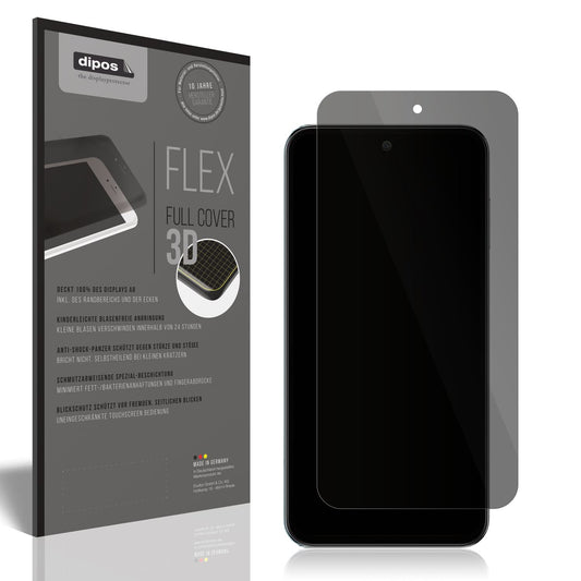 Blickschutzfolie von dipos passend für Samsung Galaxy M35 5G, 100% Displayabdeckung und blasenfreie Montage