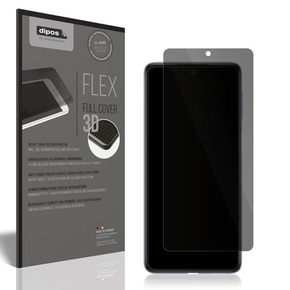 Blickschutzfolie von dipos passend für Samsung Galaxy M53 5G, 100% Displayabdeckung und blasenfreie Montage