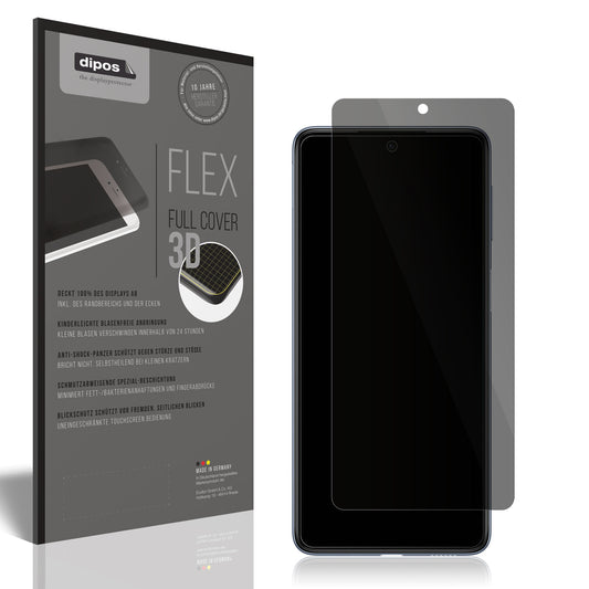 Blickschutzfolie von dipos passend für Samsung Galaxy M53 5G, 100% Displayabdeckung und blasenfreie Montage