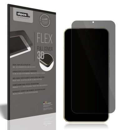 Blickschutzfolie von dipos passend für SnHey S23 Ultra, 100% Displayabdeckung und blasenfreie Montage