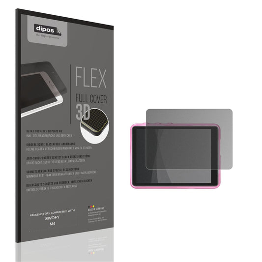 Blickschutzfolie von dipos passend für SWOFY M4, 100% Displayabdeckung und blasenfreie Montage
