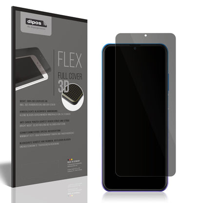 Blickschutzfolie von dipos passend für Ulefone Note 12P, 100% Displayabdeckung und blasenfreie Montage