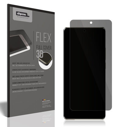Blickschutzfolie von dipos passend für Ulefone Note 17 Pro, 100% Displayabdeckung und blasenfreie Montage