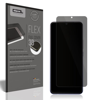 Blickschutzfolie von dipos passend für Vivo V20, 100% Displayabdeckung und blasenfreie Montage