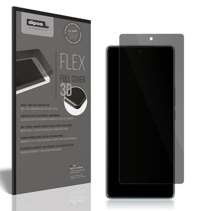 Blickschutzfolie von dipos passend für Vivo V29 Pro, 100% Displayabdeckung und blasenfreie Montage