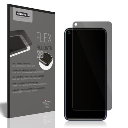 Blickschutzfolie von dipos passend für Vivo Y70t, 100% Displayabdeckung und blasenfreie Montage