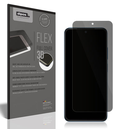 Blickschutzfolie von dipos passend für Xiaomi Redmi Note 11 4G, 100% Displayabdeckung und blasenfreie Montage