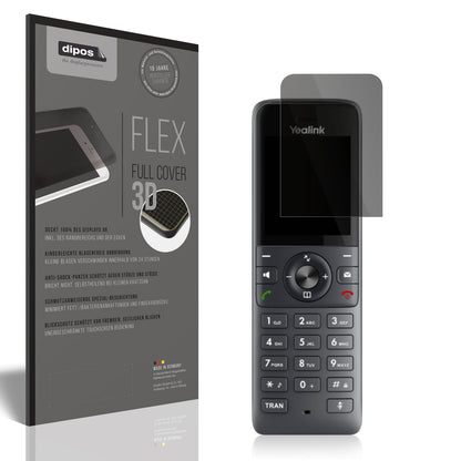 Blickschutzfolie von dipos passend für Yealink W71H Dect, 100% Displayabdeckung und blasenfreie Montage