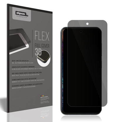 Blickschutzfolie von dipos passend für ZTE Axon 70, 100% Displayabdeckung und blasenfreie Montage