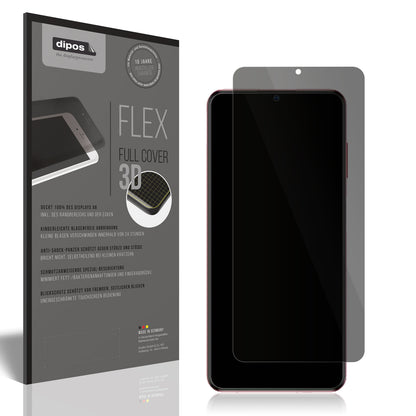 Blickschutzfolie von dipos passend für ZTE Blade V40 Vita, 100% Displayabdeckung und blasenfreie Montage