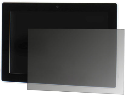 Blickschutzfolie von dipos passend für 8.9 Zoll Wide 195 x 114 mm, präziser Zuschnitt und blasenfrei montiert