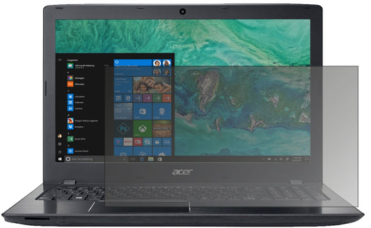 Blickschutzfolie von dipos passend für Acer Aspire E 15 Start, präziser Zuschnitt und blasenfrei montiert