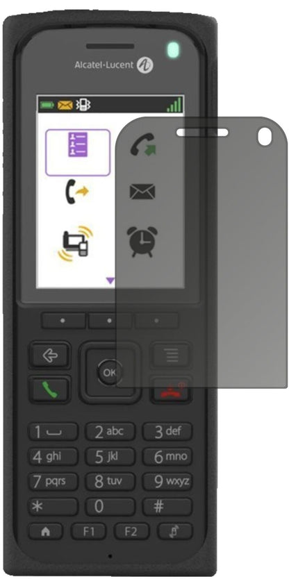 Blickschutzfolie von dipos passend für Alcatel 8262EX, präziser Zuschnitt und blasenfrei montiert