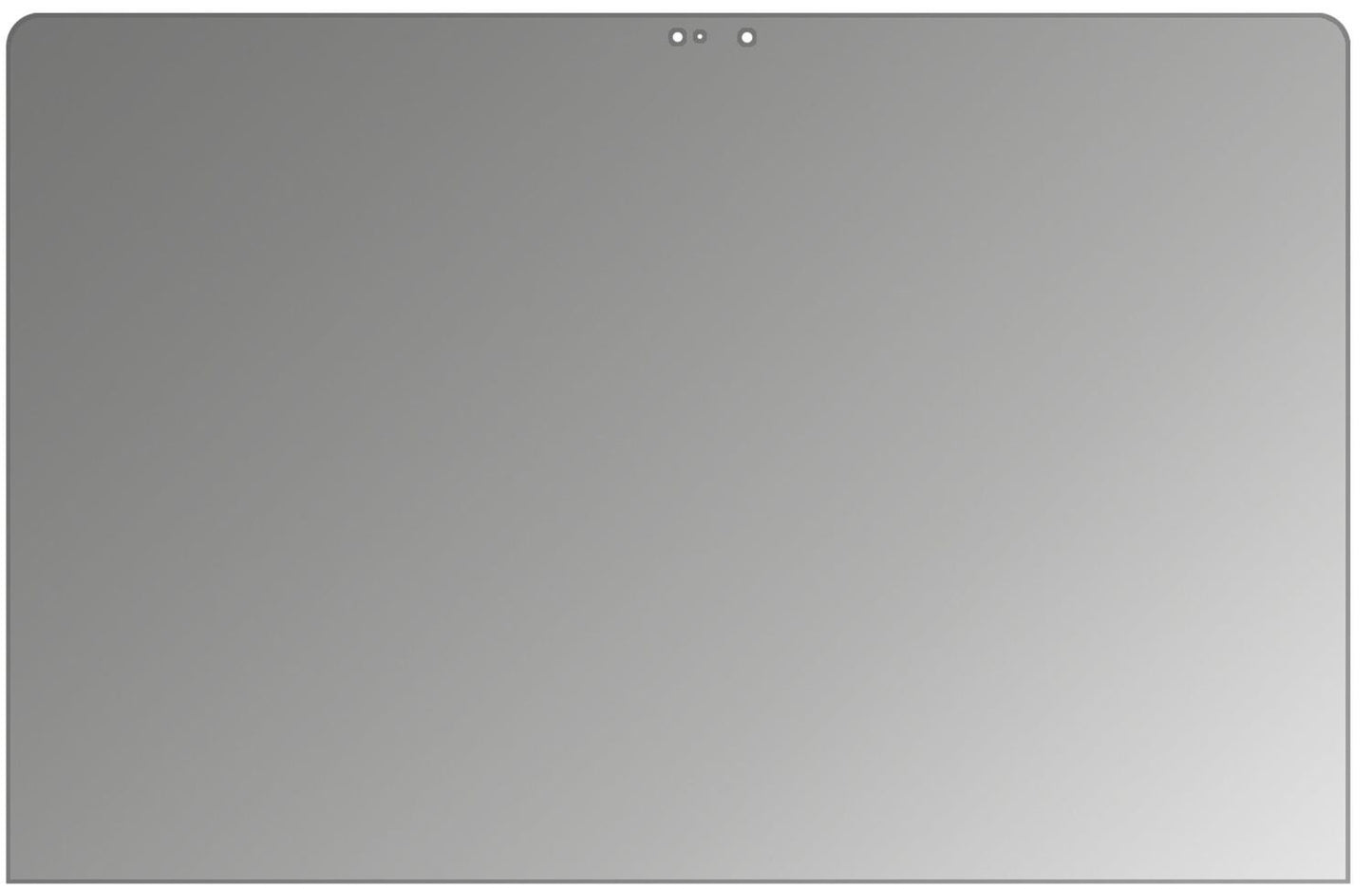 Blickschutzfolie von dipos passend für Apple MacBook Pro 13 Zoll 2018, präziser Zuschnitt und blasenfrei montiert